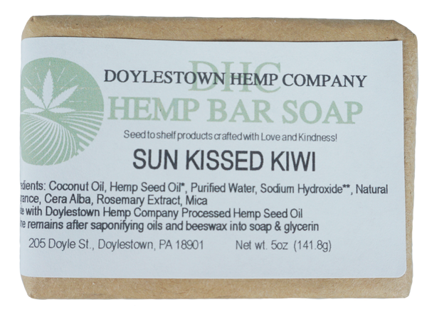 Cold Process Sun Kissed Kiwi Soap Bar