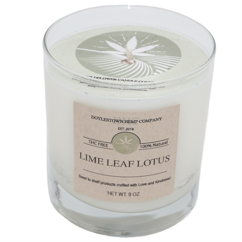 Lime Leaf Lotus Glass Tumbler (Available in Black, White & Clear)