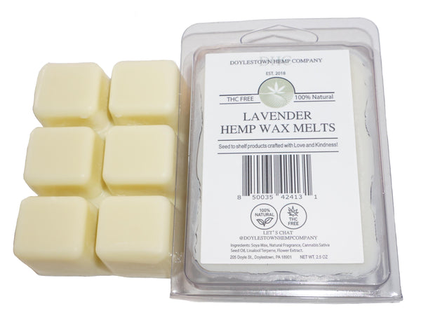 Hemp Infused Wax Melts Lavender